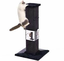 Eono Essentials Gatti di Base Tiragraffi Giocattolo Interattivo Elegante Sisal Artiglio Palo Gatto Scratcher Mobili per Gattini Altezza 32''