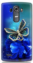 Amazon Brand - Solimo Designer Butterfly Design 3D Printed Hard Back Case Mobile Cover for LG G4