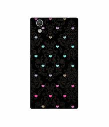 Amazon Brand - Solimo Designer Heart Texture UV Printed Soft Back Case Mobile Cover for Sony Xperia R1 Plus