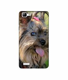 Amazon Brand - Solimo Designer Hairy Puppy 3D Printed Hard Back Case Mobile Cover for Vivo V1