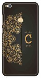 Amazon Brand - Solimo Designer Black Pattern Alphabet-C 3D Printed Hard Back Case Mobile Cover for Huawei Honor 8 Lite