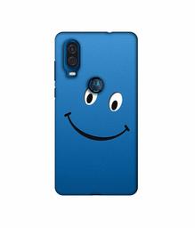 Amazon Brand - Solimo Designer Happy 3D Printed Hard Back Case Mobile Cover for Motorola One Vision