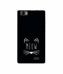 Amazon Brand - Solimo Designer Meow UV Printed Soft Back Case Mobile Cover for Lyf Wind 7