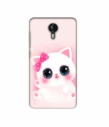 Amazon Brand - Solimo Designer Babby Kitty 3D Printed Hard Back Case Mobile Cover for Micromax Canvas Nitro 4G E455