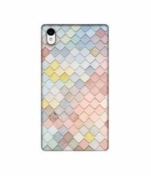 Amazon Brand - Solimo Designer Small Squre Texture 3D Printed Hard Back Case Mobile Cover for Sony Xperia Z2