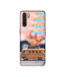 Amazon Brand - Solimo Designer Toy Bus 3D Printed Hard Back Case Mobile Cover for Oppo A91