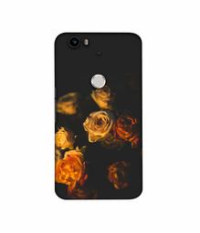 Amazon Brand - Solimo Designer Roses 3D Printed Hard Back Case Mobile Cover for Nexus 6P