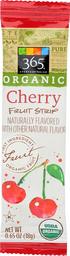 365 Everyday Value, Organic Fruit Strip, Cherry, 0.65 oz