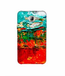 Amazon Brand - Solimo Designer Green and Orange Glass Color 3D Printed Hard Back Case Mobile Cover for Samsung Galaxy J2 (2016)