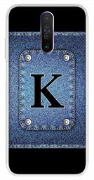 Amazon Brand - Solimo Designer Multicolor Button Jeans Alphabet-K Printed Soft Back Case Mobile Cover for Poco X2 / Xiaomi Redmi K30