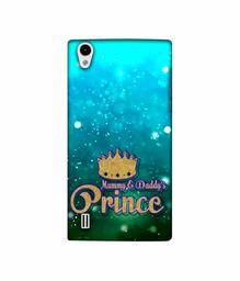 Amazon Brand - Solimo Designer Mummy & Daddy's Prince 3D Printed Hard Back Case Mobile Cover for VIVO Y15