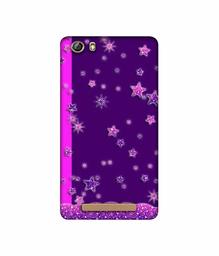 Amazon Brand - Solimo Designer Sparkling Stars 3D Printed Hard Back Case Mobile Cover for Gionee Marathon M5 lite