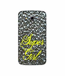 Amazon Brand - Solimo Designer Super Girl On Foil 3D Printed Hard Back Case Mobile Cover for Samsung Galaxy Grand 2 G7102 / G7105