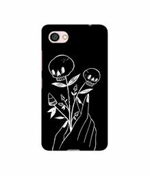 Amazon Brand - Solimo Designer Skull Flower 3D Printed Hard Back Case Mobile Cover for Xiaomi Redmi Y1 Lite