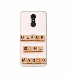 Amazon Brand - Solimo Designer Black Girl Magic 3D Printed Hard Back Case Mobile Cover for LG Q7