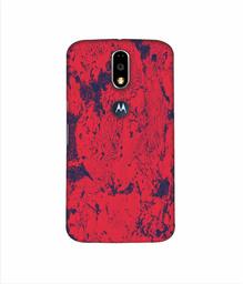 Amazon Brand - Solimo Designer Red Paint 3D Printed Hard Back Case Mobile Cover for Motorola Moto G4 Plus (with Logo Cut)