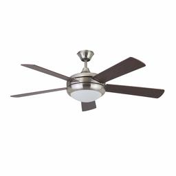 Amazon Brand – Stone & Beam Remote-Controlled 5-Blade Ceiling Fan with Light, 52