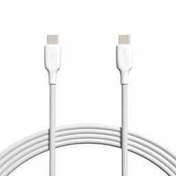 AmazonBasics USB2.0 C Male to C Male Cable, 6FT, PVC, 2 Packs, Black