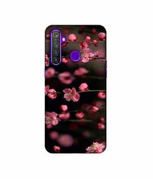 Amazon Brand - Solimo Designer Pink Flowers 3D Printed Hard Back Case Mobile Cover for Realme 5 Pro