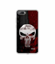 Amazon Brand - Solimo Designer Punisher Skull UV Printed Soft Back Case Mobile Cover for I Kall K1