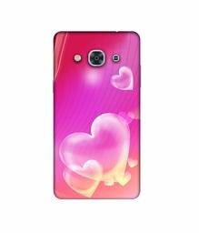 Amazon Brand - Solimo Designer Heart Abstract 3D Printed Hard Back Case Mobile Cover for Samsung Galaxy J3 Pro