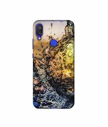 Amazon Brand - Solimo Designer Water Drop Reflection 3D Printed Hard Back Case Mobile Cover for Xiaomi Redmi Note 7 Pro