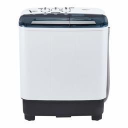 AmazonBasics 7 kg Semi Automatic Washing Machine (with Heavy wash function, White/Blue color)