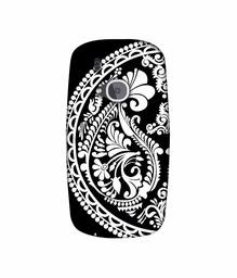 Amazon Brand - Solimo Designer Half Circle Rangoli 3D Printed Hard Back Case Mobile Cover for Nokia 3310