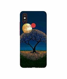 Amazon Brand - Solimo Designer Dark Night View 3D Printed Hard Back Case Mobile Cover for Xiaomi Mi A2