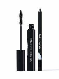 FIND - Volumising Mascara & Eye Pencil With Sharpener- Eyes Kit - Dark Night (Black Volumising Mascara and Black Eye Pencil With Sharpener)