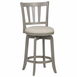 Amazon Brand – Ravenna Home Rosalind Swivel Ladder Back Counter Stool, 39