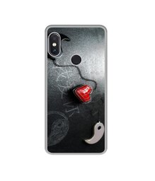 Amazon Brand - Solimo Designer Chinnese Yin and Yang UV Printed Soft Back Case Mobile Cover for Mi Redmi Note 5 Pro