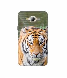 Amazon Brand - Solimo Designer Tiger in Water 3D Printed Hard Back Case Mobile Cover for Samsung Galaxy J2 (2016)