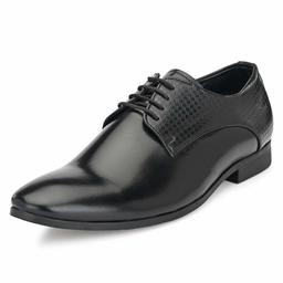 Nubeno Men's Black Formal Shoes-9 UK (43 EU) (2371)