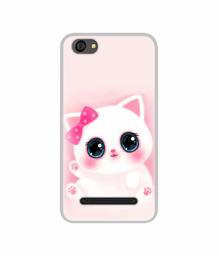 Amazon Brand - Solimo Designer Babby Kitty UV Printed Soft Back Case Mobile Cover for Lyf Wind 6