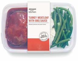 Amazon Kitchen, Turkey Meatloaf with BBQ Sauce, 13.5 oz