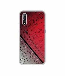 Amazon Brand - Solimo Designer Water Drop On Glass UV Printed Soft Back Case Mobile Cover for Vivo S1 / Vivo Z1x