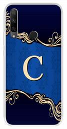 Amazon Brand - Solimo Designer Multicolor Blue Pattern Alphabet-C Printed Soft Back Case Mobile Cover for Huawei Honor 9X