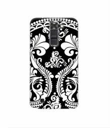 Amazon Brand - Solimo Designer Round White Rangoli 3D Printed Hard Back Case Mobile Cover for LG K7