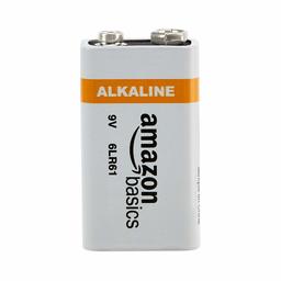 AmazonBasics 9 Volt Everyday Alkaline Batteries - Pack of 24 (Renewed)