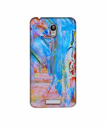 Amazon Brand - Solimo Designer Light Multicolor Canvas 3D Printed Hard Back Case Mobile Cover for Micromax Canvas Spark Q380