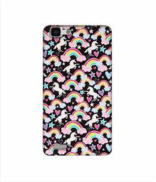 Amazon Brand - Solimo Designer Unicorn Texture 3D Printed Hard Back Case Mobile Cover for Vivo Y27L