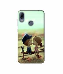 Amazon Brand - Solimo Designer Love Couples Pattern 3D Printed Hard Back Case Mobile Cover for Asus Zenfone Max (M2) ZB633KL