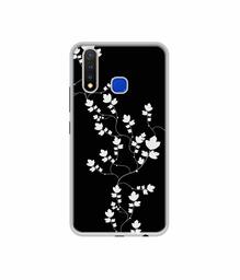 Amazon Brand - Solimo Designer Color Flowers UV Printed Soft Back Case Mobile Cover for Vivo U20