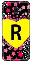 Amazon Brand - Solimo Designer Heart Pattern Alphabet-R 3D Printed Hard Back Case Mobile Cover for Xiaomi Redmi 8A