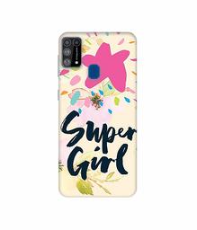 Amazon Brand - Solimo Designer Super Girl 3D Printed Hard Back Case Mobile Cover for Samsung Galaxy M31