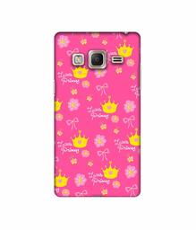 Amazon Brand - Solimo Designer Little Princess Pattern 3D Printed Hard Back Case Mobile Cover for Samsung Z3