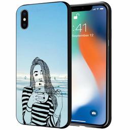 Amazon Brand - Solimo Designer Selfie Printed Hard Back Case Mobile Cover for Apple iPhone Xs Max (D1270)