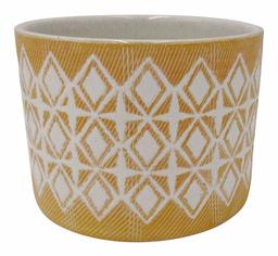 Amazon Brand – Rivet Geometric Ceramic Planter, 6.5