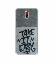 Amazon Brand - Solimo Designer Take It Easy UV Printed Soft Back Case Mobile Cover for Xiaomi Redmi 8A Dual